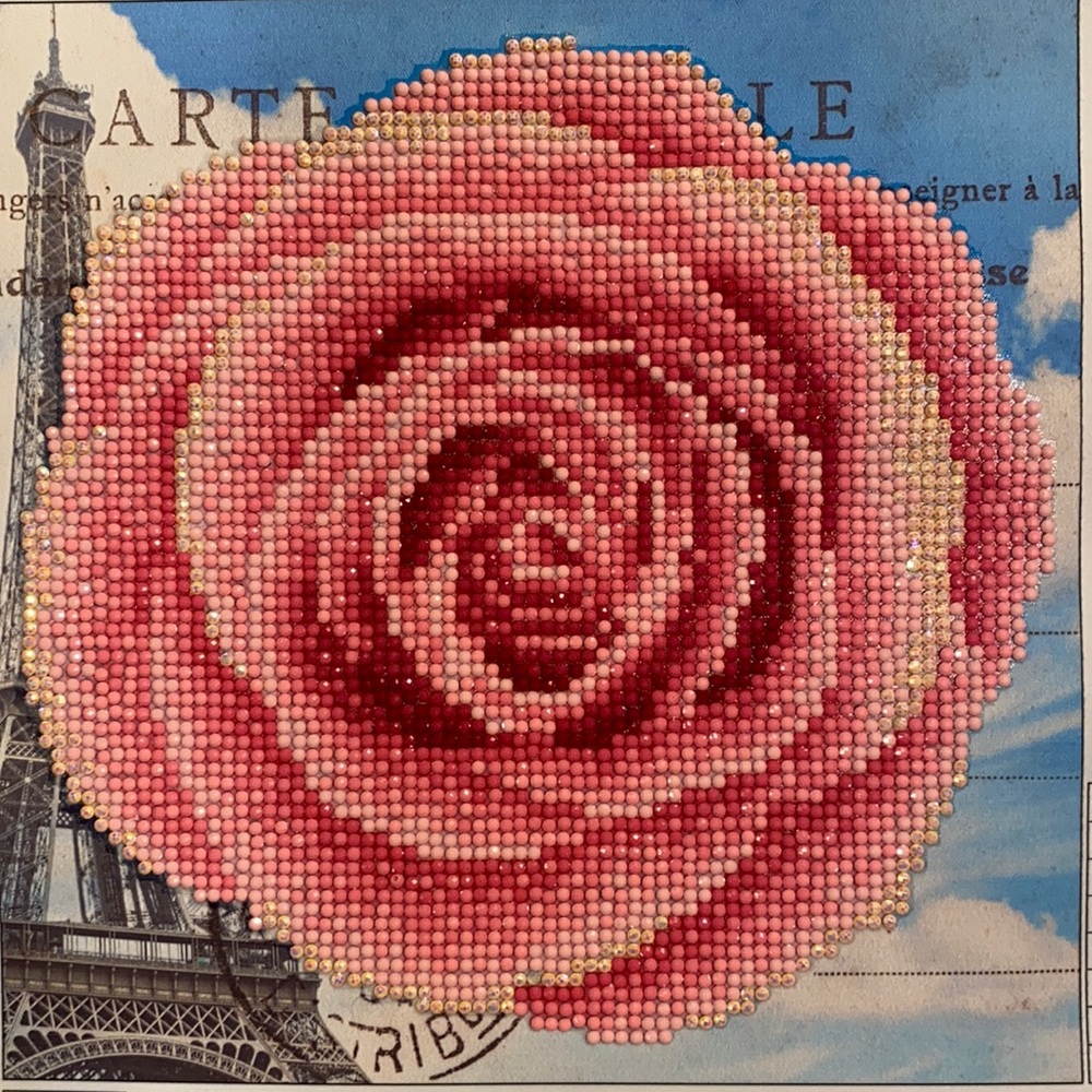 Rose Diamond Art